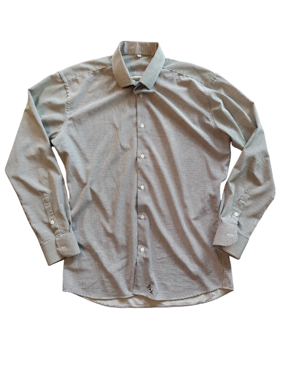State and Liberty Black and White Grid Pattern XXL